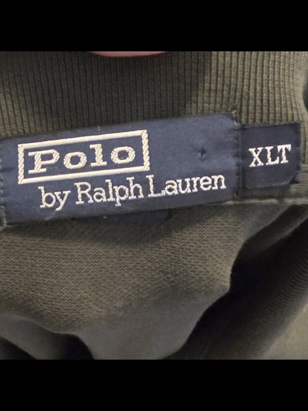 Ralph Lauren Olive Green Polo with Red Pony